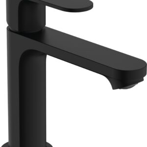 Baterie lavoar Hansgrohe Rebris S 110 CoolStart EcoSmart+ ventil pop-up negru mat