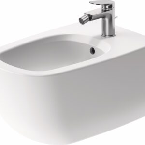 Bideu suspendat Duravit Aurena 57x36.5cm HygieneGlaze Plus alb mat