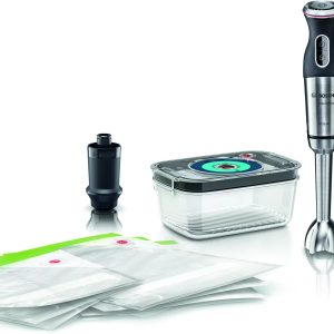 Blender cu vacuum Bosch MaxoMixx MS8CM61V1 1000W Inox