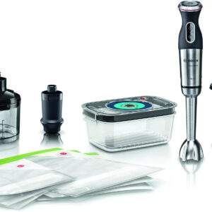 Blender cu vacuum Bosch MaxoMixx MS8CM61V5 1000W Inox