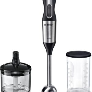 Blender de mana Bosch MS6CM6120 ErgoMixx Style 1000W Inox-negru