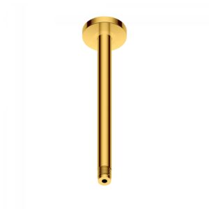 Brat de dus Duravit Shower Round 20cm cu montaj in tavan auriu lucios