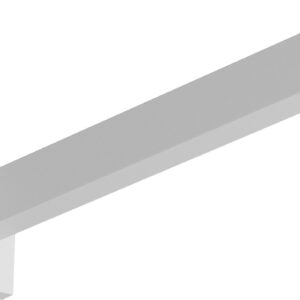 Brat de dus Hansgrohe Pulsify S 390mm montare pe perete alb mat