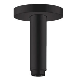 Brat de dus Hansgrohe S cu montare pe tavan 10cm negru mat