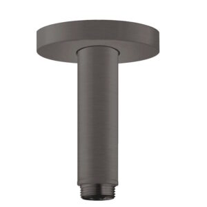 Brat de dus Hansgrohe S cu montare pe tavan 10cm negru periat