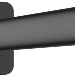 Brat de dus Hansgrohe Vernis Shape 240mm montare pe perete negru mat