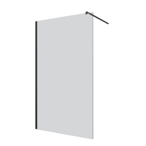Cabina de dus tip Walk-in Sanotechnik Sanoflex Freedom II Black 100cm