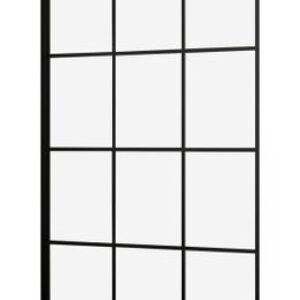 Cabina de dus tip Walk-in Sanotechnik Soho Black Edition Elite 120cm