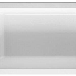 Cada baie rectangulara Duravit Starck 170x90cm acril incastrabila