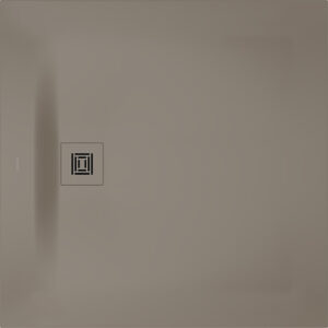 Cadita de dus Duravit Sustano 100x100cm DuraSolid Nature greige mat