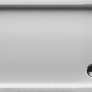 Cadita de dus dreptunghiulara Duravit D-Code 120x80cm acril alb