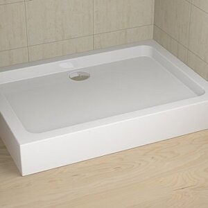 Cadita de dus dreptunghiulara Radaway Laros D 100x80 cm