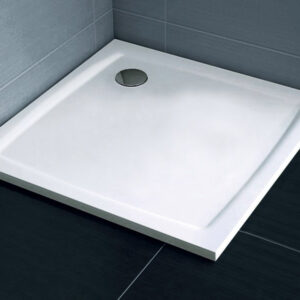 Cadita de dus patrata Ravak Perseus Pro Flat 80x80cm alb