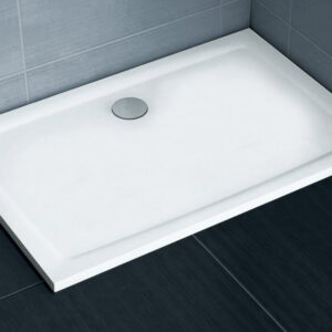 Cadita de dus rectangulara Ravak Gigant Pro Flat 100x80cm alb