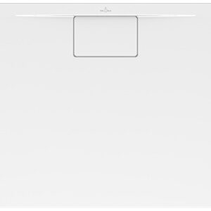 Cadita de dus rectangulara Villeroy & Boch Architectura MetalRim 120x90cm alb mat