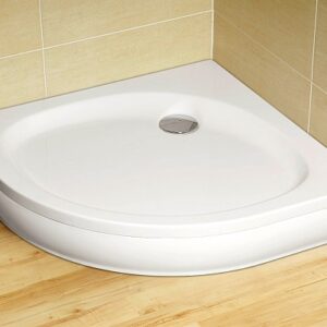 Cadita de dus semirotunda Radaway Patmos A 80x80 cm