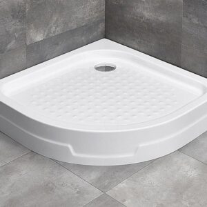 Cadita de dus semirotunda Radaway Rodos A 80x80cm