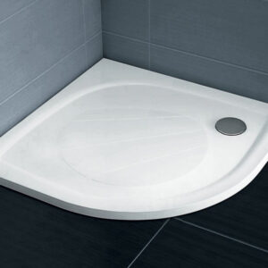 Cadita de dus semirotunda Ravak Elipso Pro 90x90cm alb