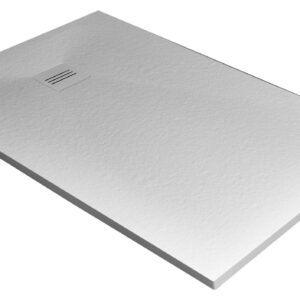 Cadita dus dreptunghiulara slim Radaway Kyntos F 120x100x3cm marmura alb