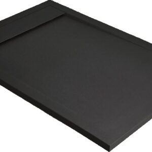 Cadita dus dreptunghiulara slim Radaway Teos F 120x90x4cm marmura negru