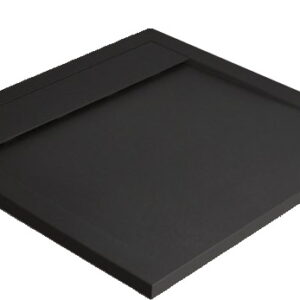 Cadita dus patrata slim Radaway Teos C 80x80x4cm marmura negru