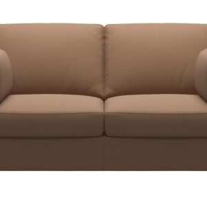 Canapea cu 2 locuri Stressless Emma E600 Classic picioare metalice 11cm piele Batik Latte