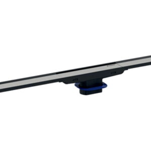 Capac rigola de pardoseala Geberit CleanLine20 lungime 30-160 cm finisaj metal negru-otel lucios