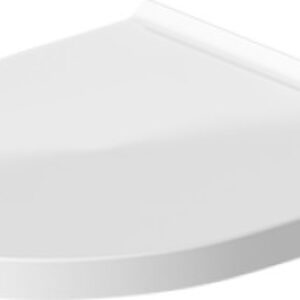 Capac wc Duravit No.1 cu inchidere lenta balamale metalice alb