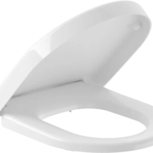 Capac wc Villeroy & Boch Subway 2.0 Compact slim cu inchidere lenta alb Alpin