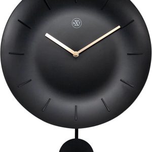 Ceas de perete NeXtime Bowl 30cm negru