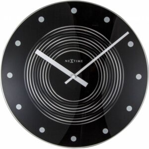 Ceas de perete NeXtime Concentric 35cm negru