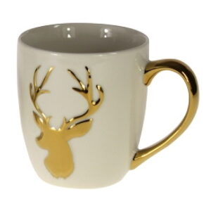 Ceasca Deko Senso Deer 400ml portelan auriu