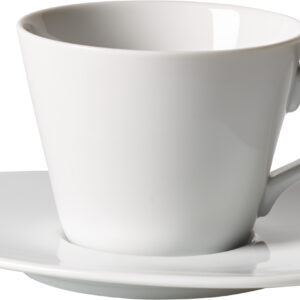 Ceasca si farfuriuta cafea like. By Villeroy & Boch Organic White 0.27 litri