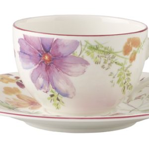 Ceasca si farfuriuta cappuccino Villeroy & Boch Mariefleur Basic