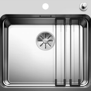 Chiuveta bucatarie Blanco Etagon 500-IF/A 540x500mm 2 sine glisante ventil automat inox lucios satinat