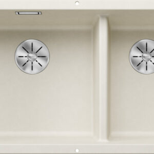 Chiuveta bucatarie Blanco Subline 430/270-U 755x460mm montare sub blat Silgranit alb antic