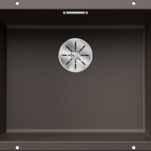 Chiuveta bucatarie Blanco Subline 500-U 530x460mm montare sub blat Silgranit maro cafea