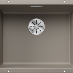 Chiuveta bucatarie Blanco Subline 500-U 530x460mm montare sub blat Silgranit maro trufe
