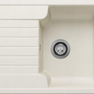 Chiuveta bucatarie Blanco Zia 40 S 615x500mm Silgranit alb antic
