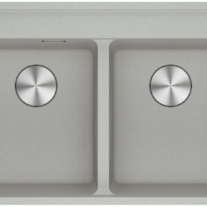 Chiuveta bucatarie Franke Maris MRG 620-35-35 TL cu doua cuve 760x510mm fragranite Alluminio