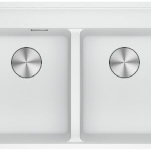 Chiuveta bucatarie Franke Maris MRG 620-35-35 TL cu doua cuve 760x510mm fragranite Bianco