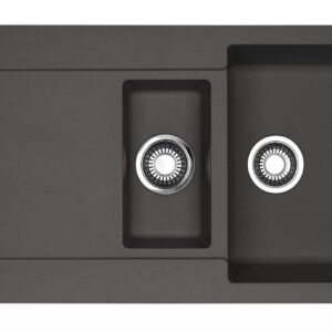 Chiuveta bucatarie Franke Maris MRG 651 reversibila 970x500mm tehnologie Sanitized fragranite Slate Grey