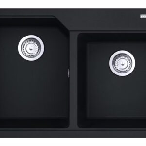 Chiuveta bucatarie Franke Urban UBG 620-36-33 doua cuve 780x500mm fragranite Nero