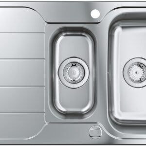 Chiuveta bucatarie Grohe K500 60 -S cu doua cuve inegale 1000x500mm inox satinat