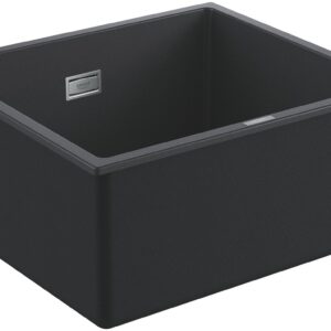 Chiuveta bucatarie Grohe K700U 50 -C 457x406mm montare sub blat compozit granite black