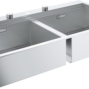 Chiuveta bucatarie Grohe K800 120 -S cu doua cuve 1024x560mm inox