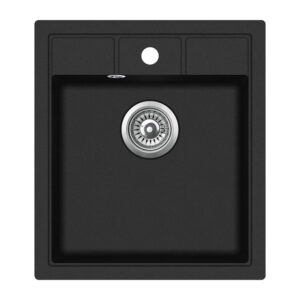 Chiuveta bucatarie Teka Easy Estela 45 S-TQ 1B 450x515mm Tegranite+ Negru