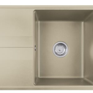 Chiuveta bucatarie Teka Easy Estela 50 B-TQ 78x50cm Tegranite+ Topasbeige