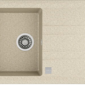 Chiuveta bucatarie Teka Stone 50B TG 1B 1D SB 860x510mm tegranit SandBeige