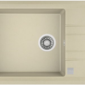 Chiuveta bucatarie Teka Stone 60 S TG 1B 1D TB 780x510mm tegranit TopasBeige